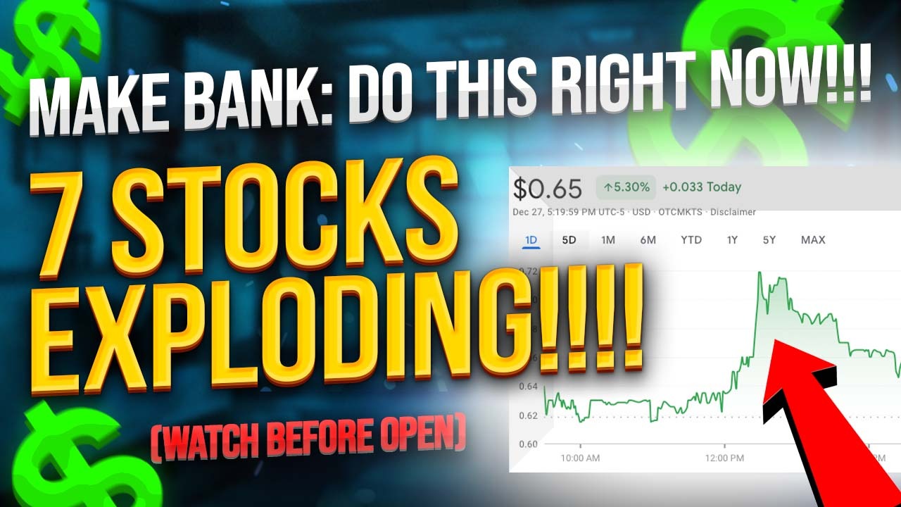 ALL IN ON 7 PENNY STOCKS! Watch Before MONDAY! Triple Digit Gains INCOMING!  - Viral Stocks